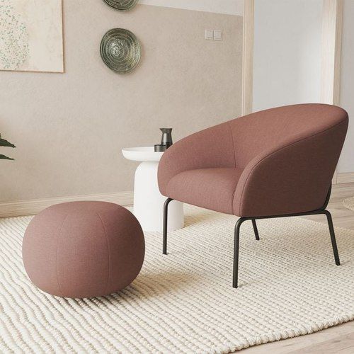 Solace Lounge Chair - Plush Pink