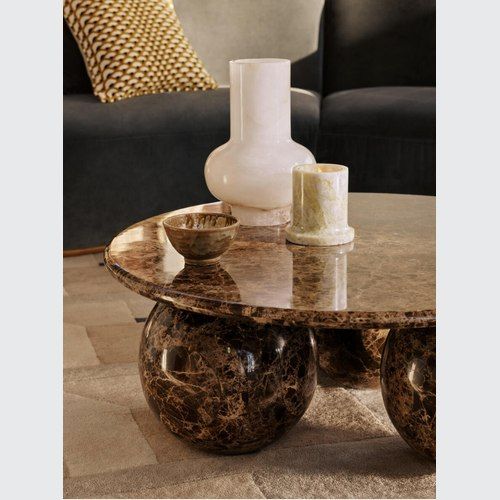 Soho Home | Oxley Coffee Table | Dark Emperador Marble