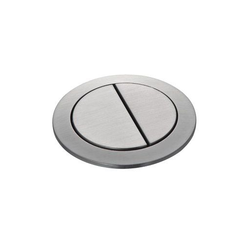 Round Dual-Flush Push Button - Brushed Nickel