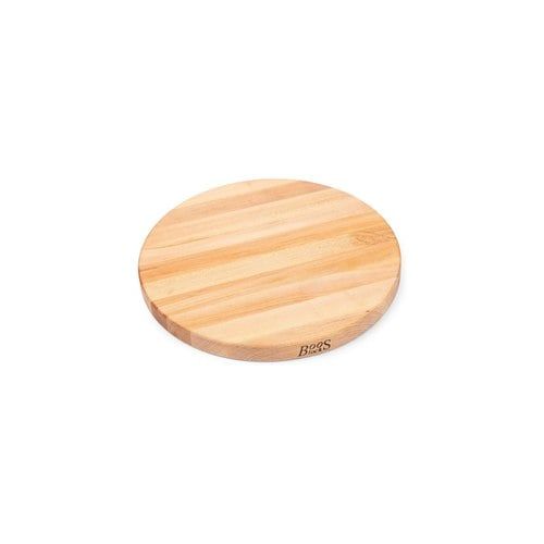 Boos Block Maple Wood Edge Grain Reversible Round Cutting Board - 46cm X 4cm