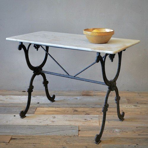 French Iron Bistro Table