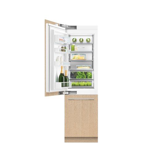 Integrated Refrigerator Freezer, 61cm, Ice & Water, Left Hinge