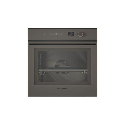 Oven, 60cm, 16 Function Self-cleaning, Grey Glass