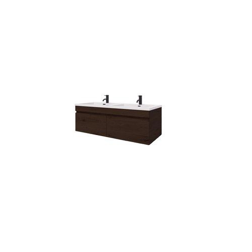 CODE LUX 1500 DOUBLE SINK 2 DRAWER VANITY - 5 COLOURS
