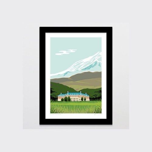Chateau Tongariro Art Print