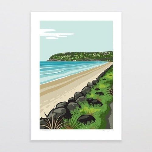 Sumner Beach Art Print