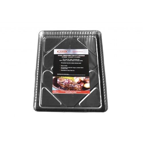 24" Grill Grease Tray Liner - 3 Pack Poly Bag