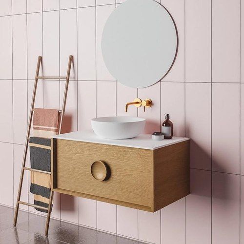 Carlo Largo 900 2 Drawer Wall Hung Vanity - 6 Colours