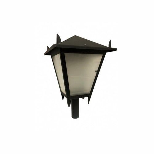 Gate Post Lantern Frosted Glass
