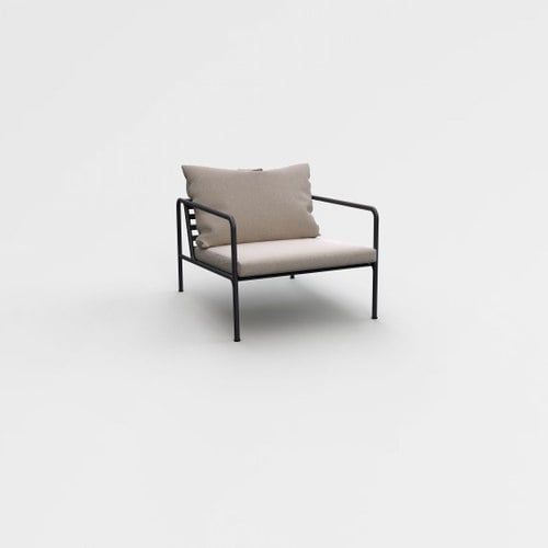 AVON Lounge Chair | Ash Sunbrella Heritage Fabric