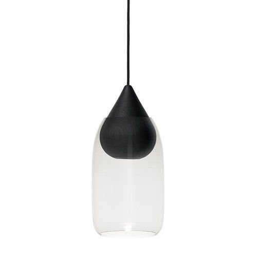 Liuku Drop Pendant - glass shade by Mater