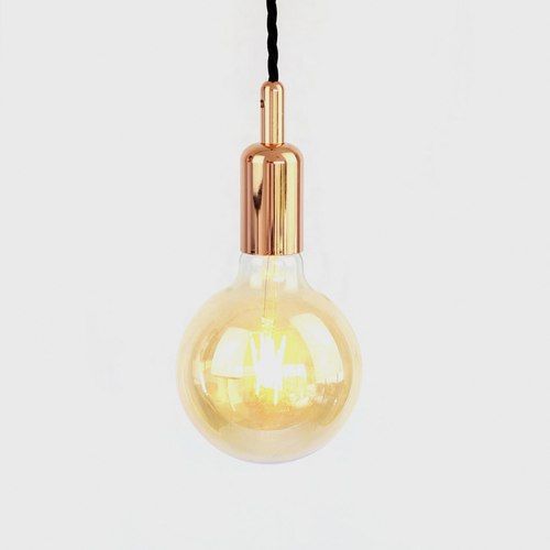 Bare Bulb Copper Pendant Light