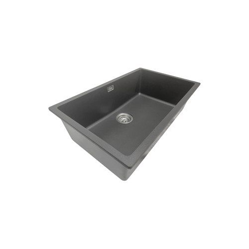 Aura Granite 700mm Single Kitchen Sink Charcoal