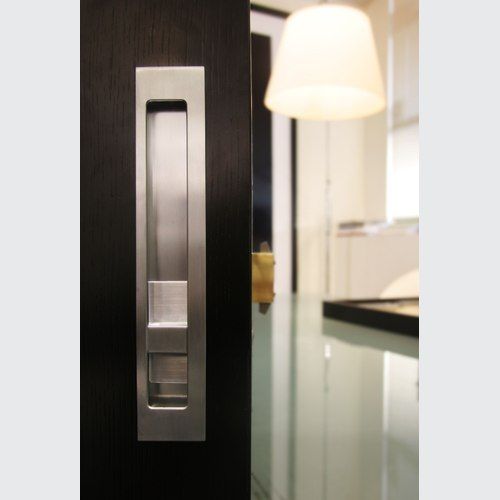 HB1650 Offset Flush Pull Lock For Sliding Doors