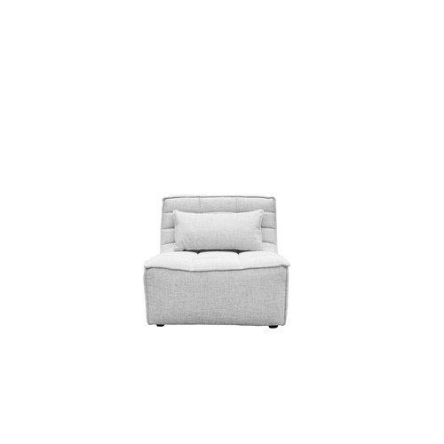 Soho Single Seat Modular Sofa - Silver Grey