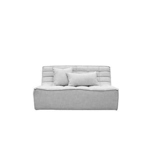 Soho 2 Seater Modular Sofa - Silver Grey
