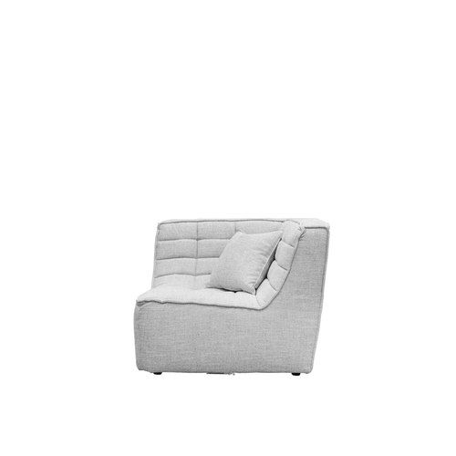Soho Modular Corner Seat - Silver Grey