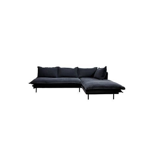 LOUIS Black Modular Sofa