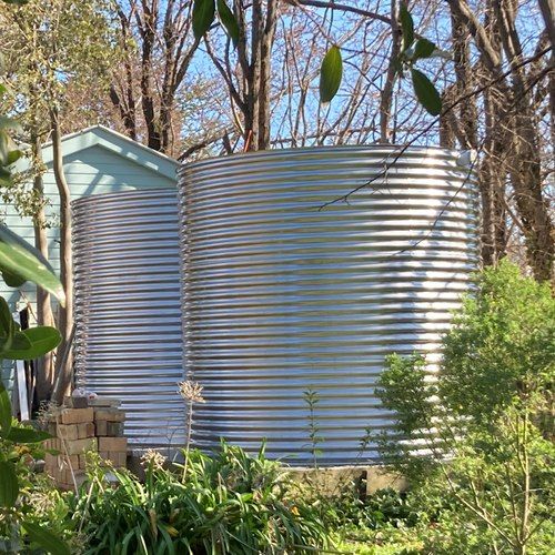 5000 - 7500 Litre Round 304-Grade Stainless Water Tank