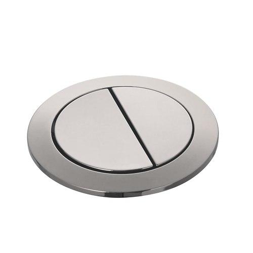 Round Dual-Flush Push Button - Chrome