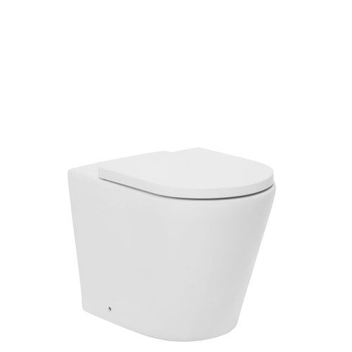 Venezia Wall Faced Rimless Toilet Pan With Seat