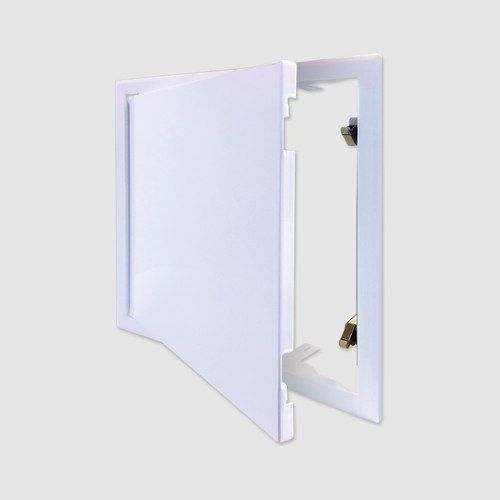 Access Panel - White, Stainless Steel