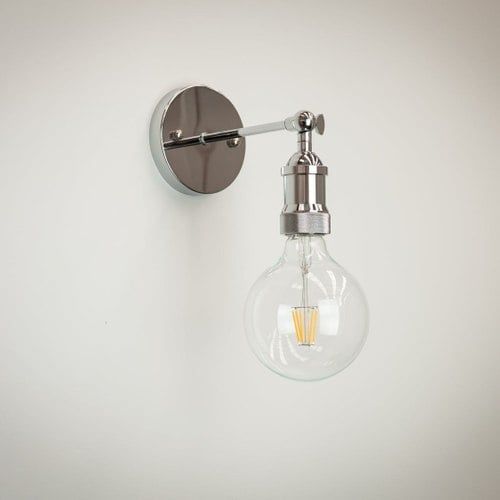 Vintage Bare Bulb Wall Light