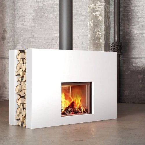 Stûv 21 Double-Sided Rural Fireplace