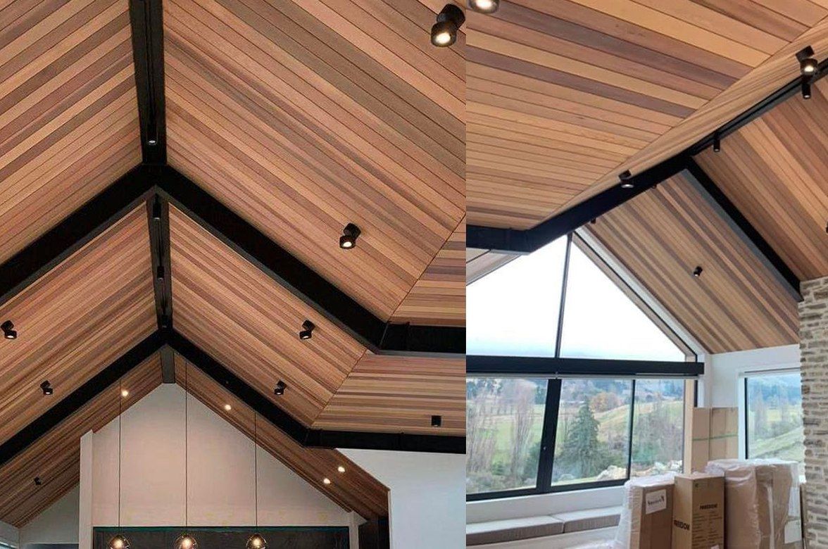 Cedar Ceiling - Architectural Build Wanaka