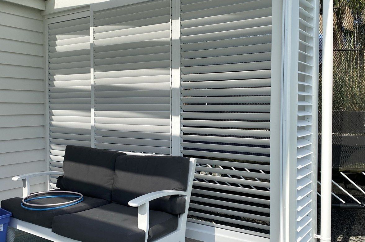 Outdoor Room and Louvrelite 88 Sliding Shade System