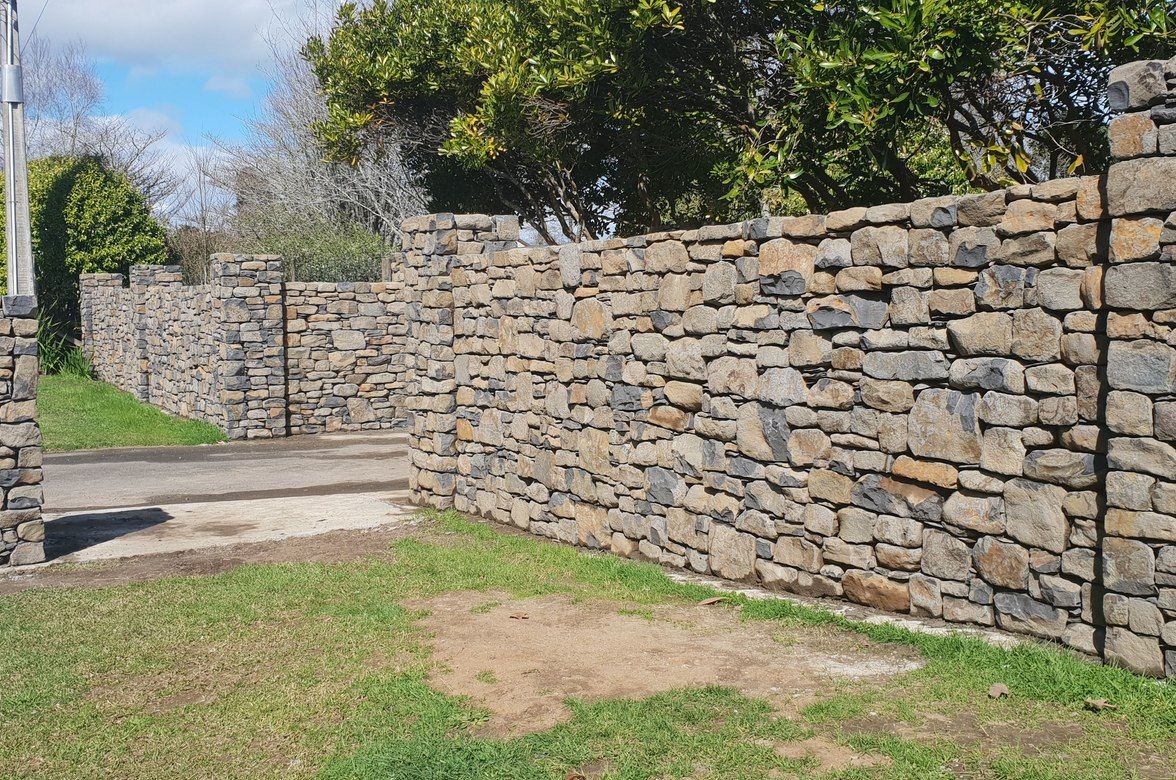 Basalt Entrance Wall