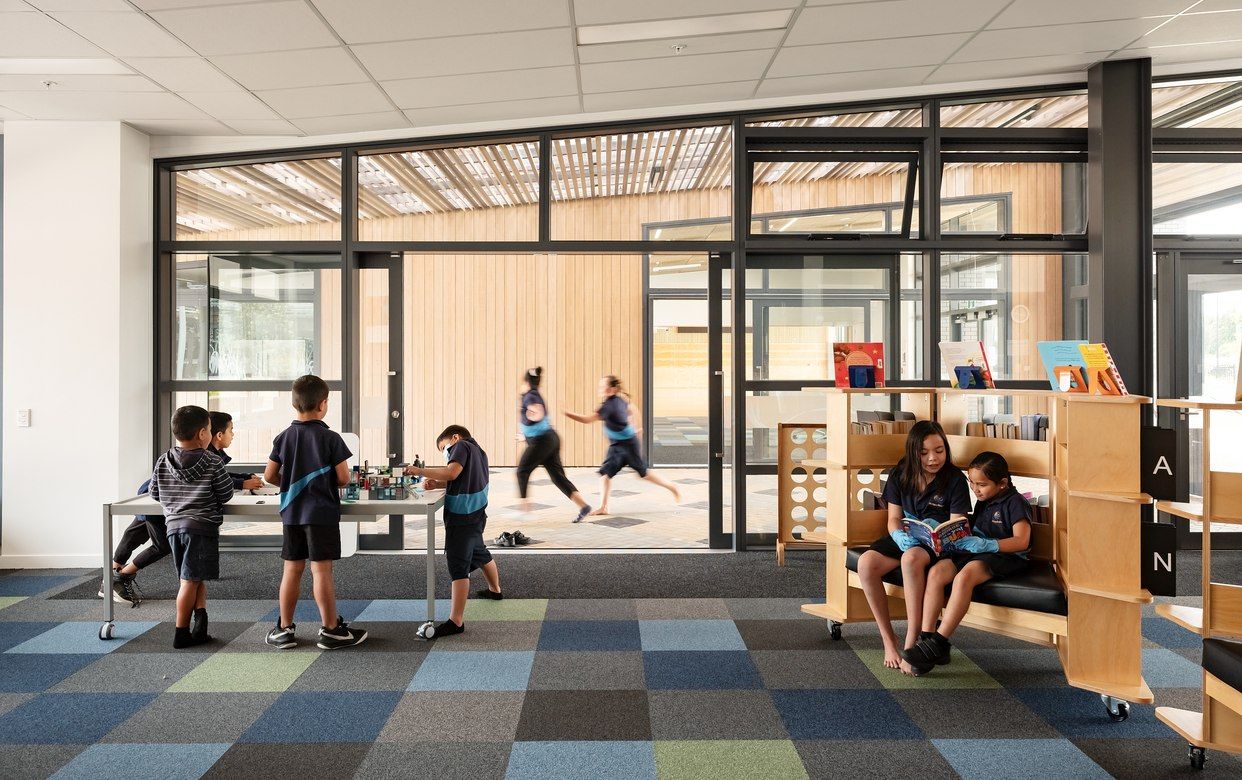 Carpets for low carbon designs in schools