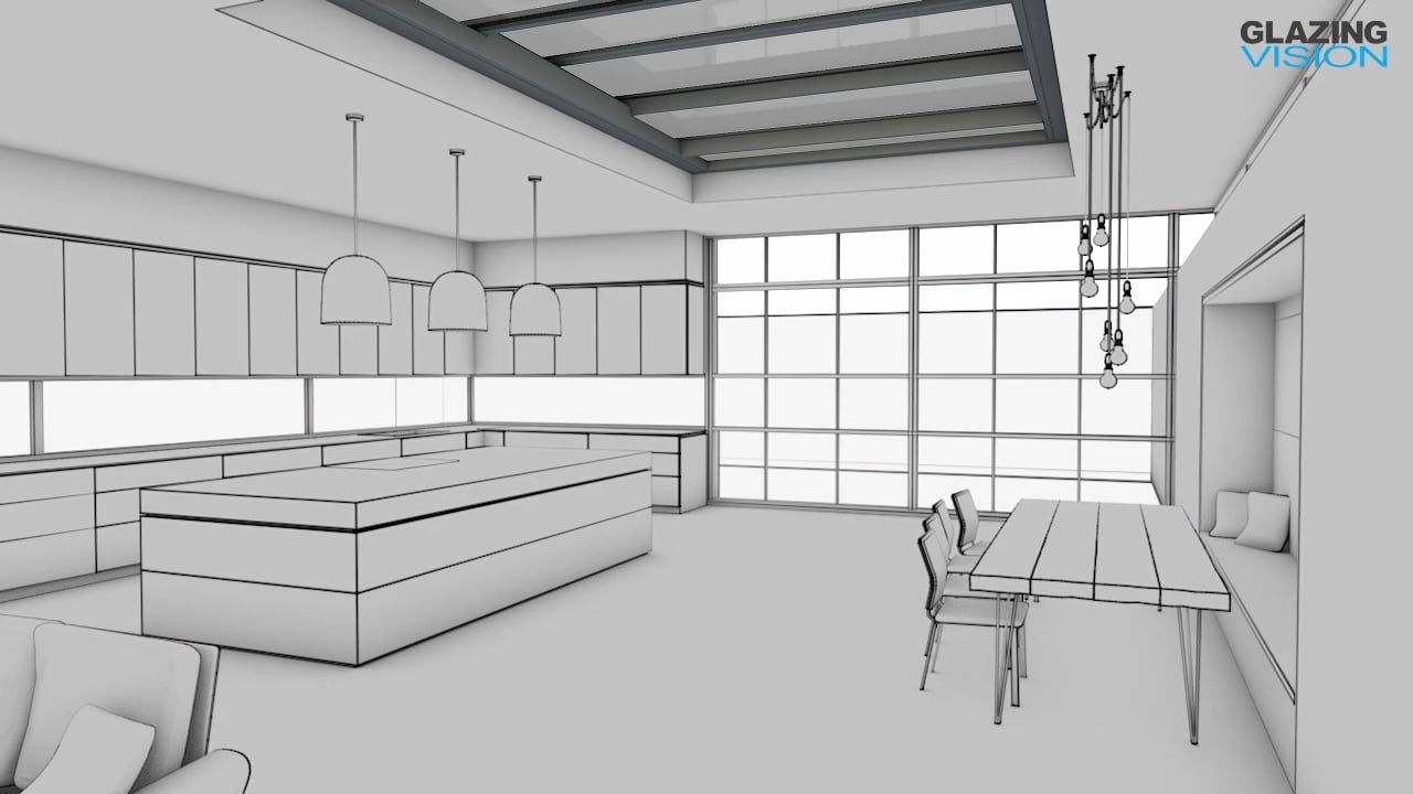 Glazing Vision Sliding Roof