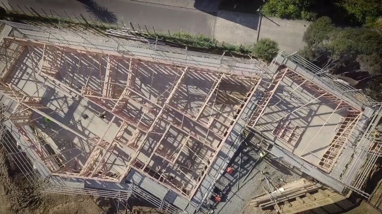 Construction Fly-Over video