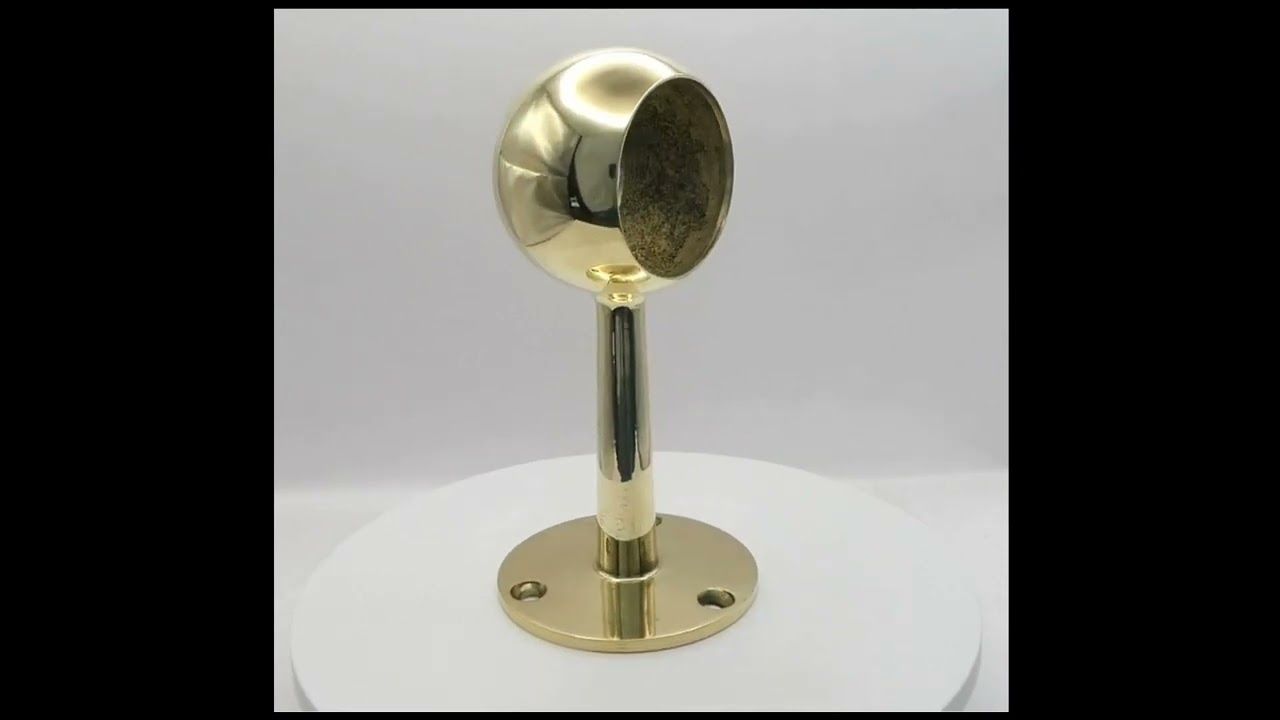 604 Brass Through Post - Tall