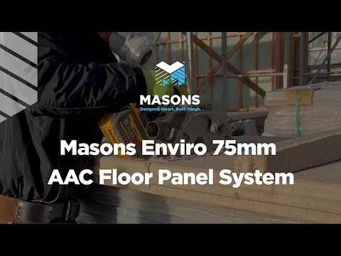 Masons Enviro 75mm AAC Floor Panel System