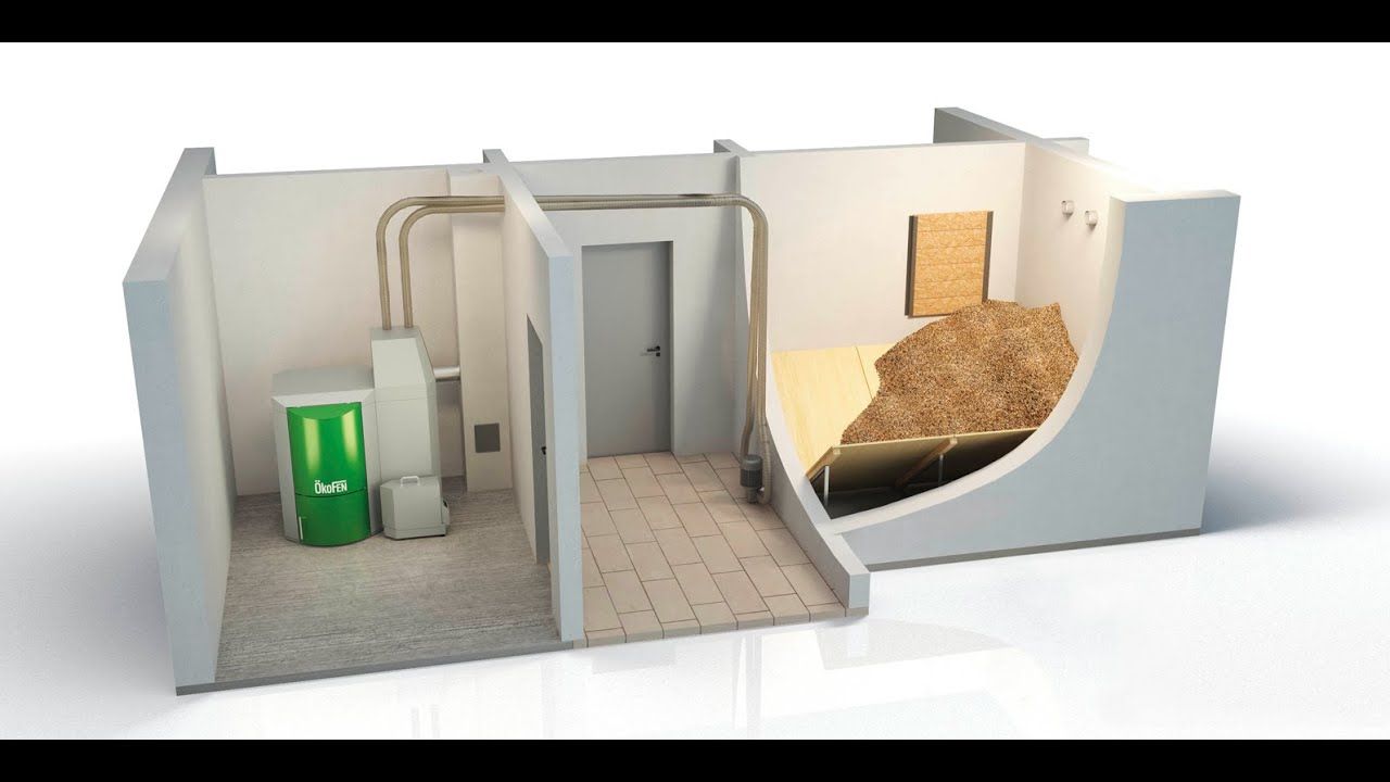 OkoFEN Storage room & vacuum suction system