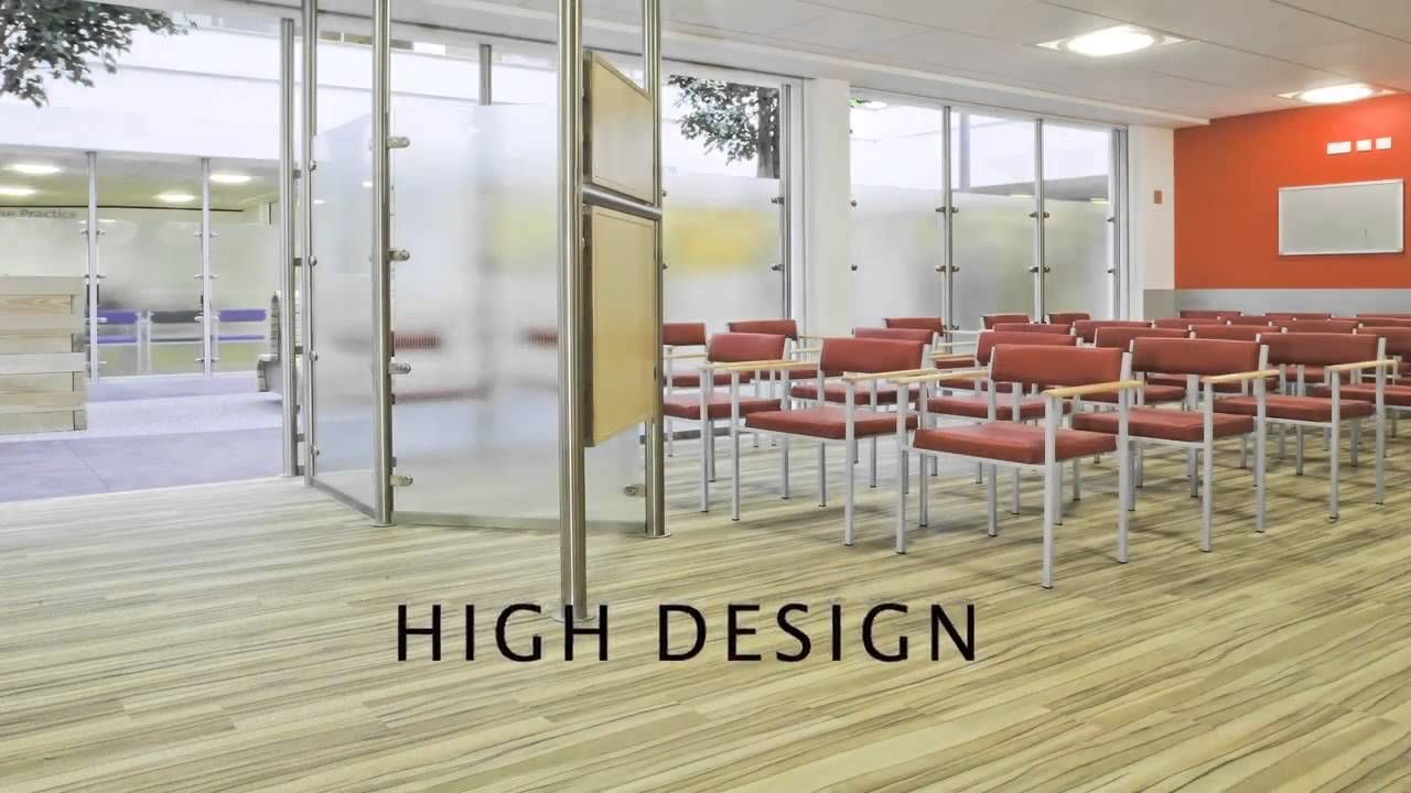 Resilient healthcare flooring