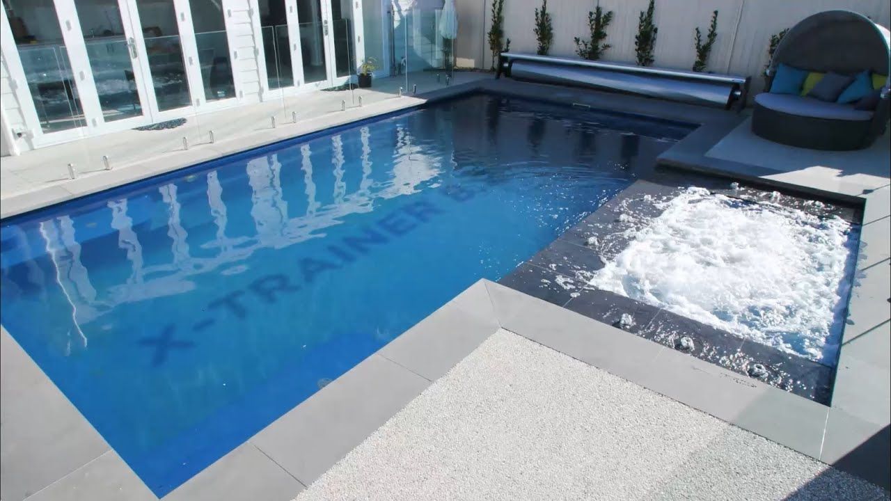 X-Trainer 8.2 pool & spa combo pool installation in Weastmeadows, Victoria