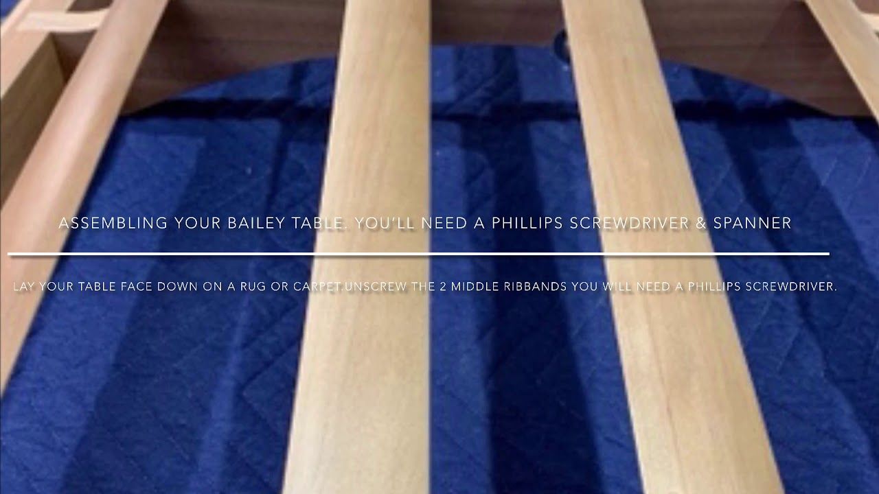 Bailey Table Assembly