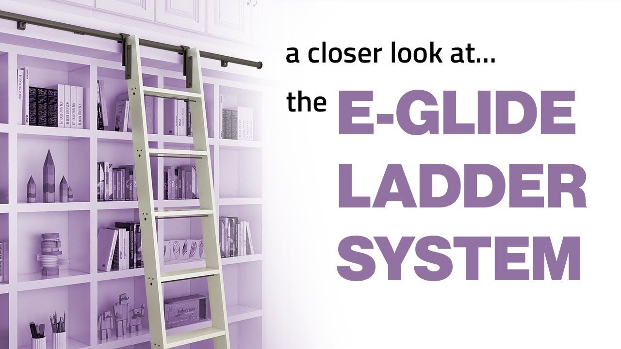 A Closer Look at our E-Glide Ladder System | Rolling Library Ladders