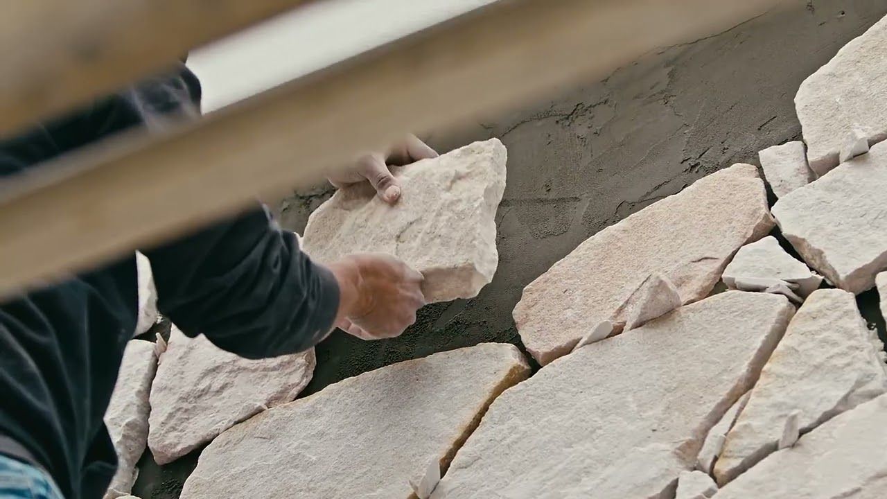 Thredbo Wall Cladding - Briar Hill Stone Install 