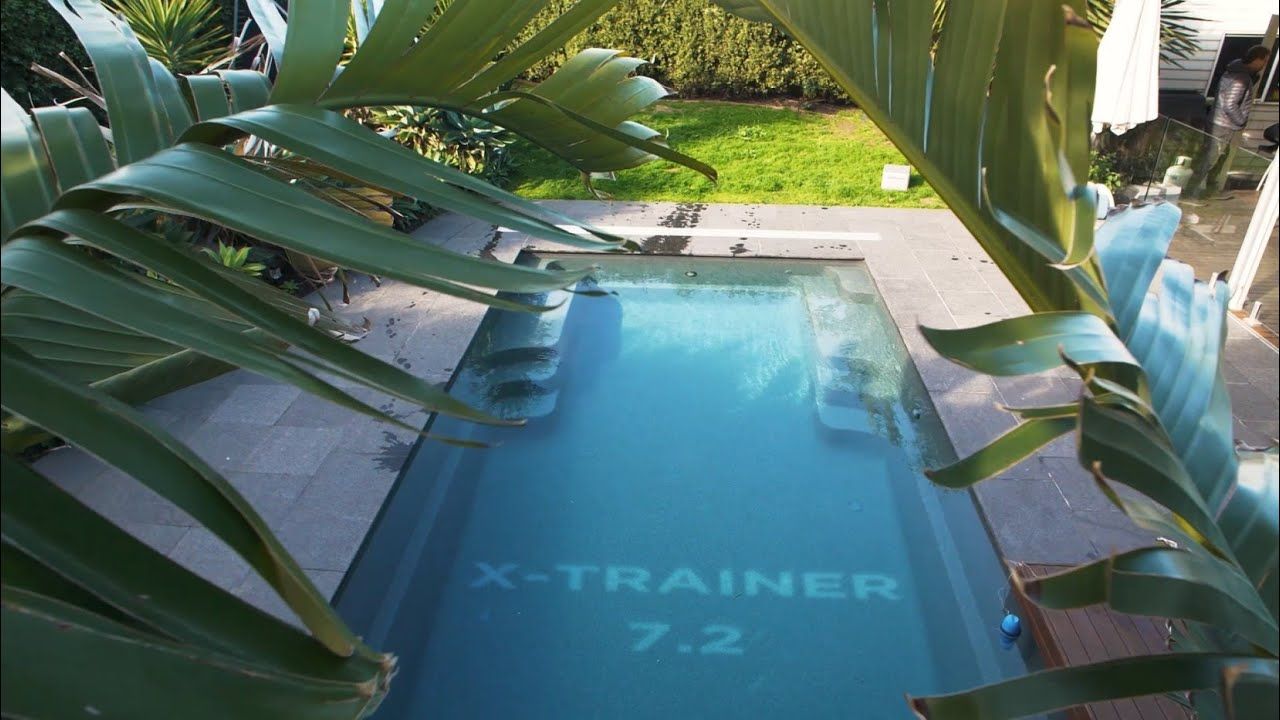 X-Trainer 7.2 self-cleaning pool in Quartz colour in Geelong, Victoria