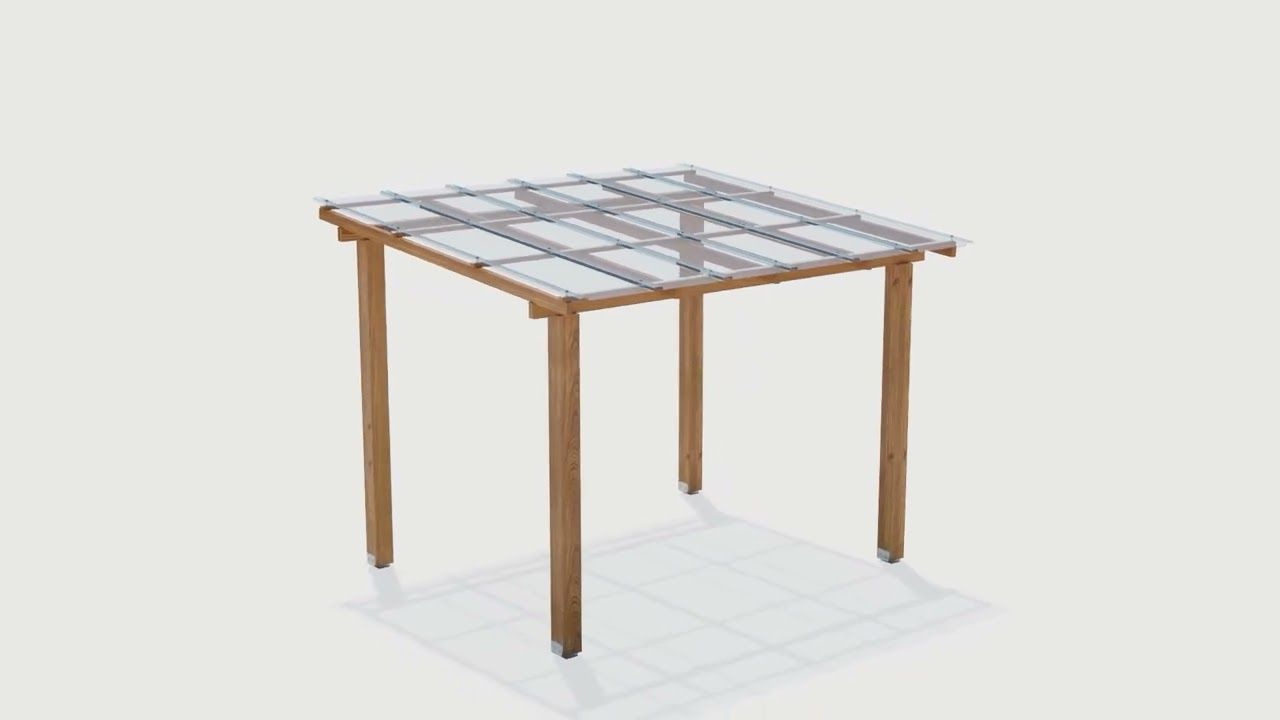 EZ Glaze™ Purlin Installation: Corrugated Polycarbonate with Glass Appearance