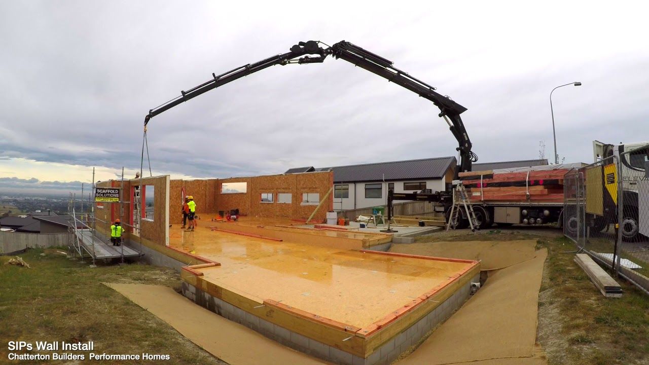 Structural Insulated Panels - See how quick your walls can go up in this time lapse - Christchurch