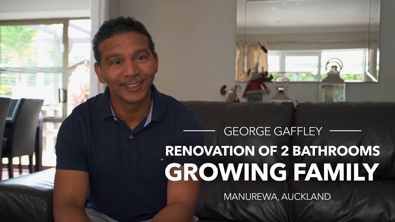 Video testimonial by George Gaffley (Manurewa) - Bathroom Renovation #superiorrenovations