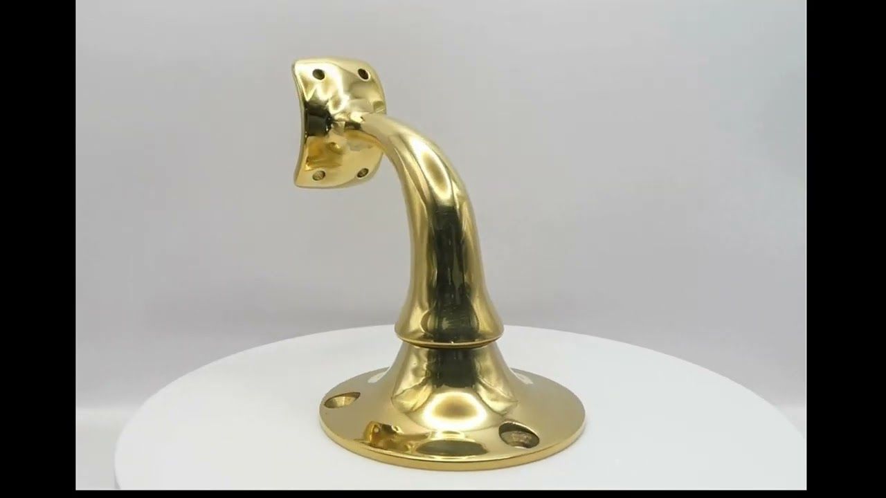 113 Brass Handrail Bracket - Large