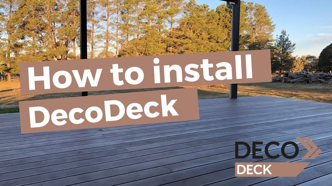 How to install DecoDeck