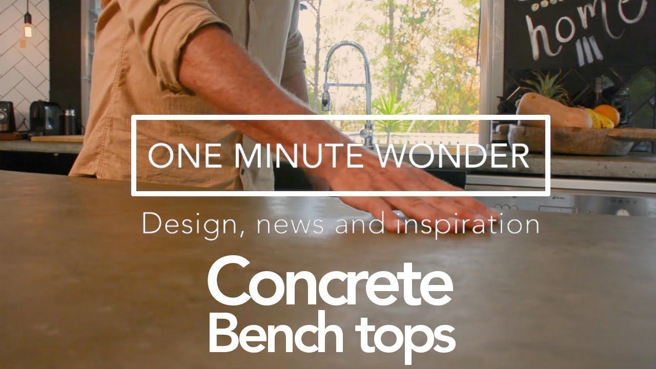 1 Minute Wonder Concrete Bench Top