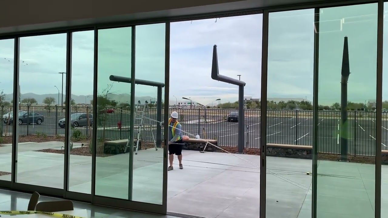 13m wide stacker doors